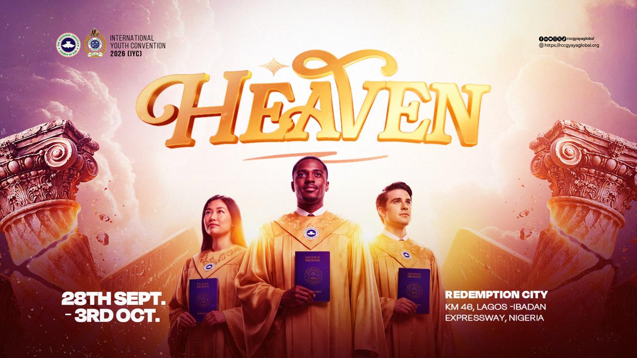 IYC 2026 — HEAVEN convention flyer